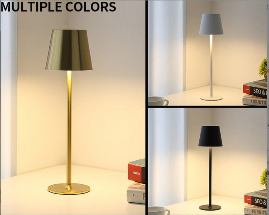 LED laetav lauavalgusti - puutetundlik lüliti, 3 värvirežiimi, reguleeritav heleduse funktsioon - ideaalne magamistuppa, elutuppa, baari ja õhtusöögi dekoratiivvalgustuseks