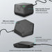 JV808 USB Conference Microphone — Omnidirectional Condenser Desktop Mic for PC & Laptop