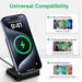 Fast Wireless Charging Stand — 30W Qi Charger for iPhone 12–17 Pro Max, Samsung S21–S24 & Xiaomi