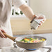 Double‑Sided Magnetic Knife Block with Acrylic Shield — Acacia Wood