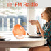 Wake-Up Light Alarm Clock with Sunrise/Sunset Simulation, Dual Alarms, FM Radio & Natural Sounds