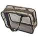 Dual‑Zip Mesh Toiletries Bag — Shower Caddy, Large Capacity (S & M)