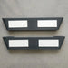 Self‑Adhesive Wall‑Mounted Pot Lid Rack – Black (1/2/4 pcs)