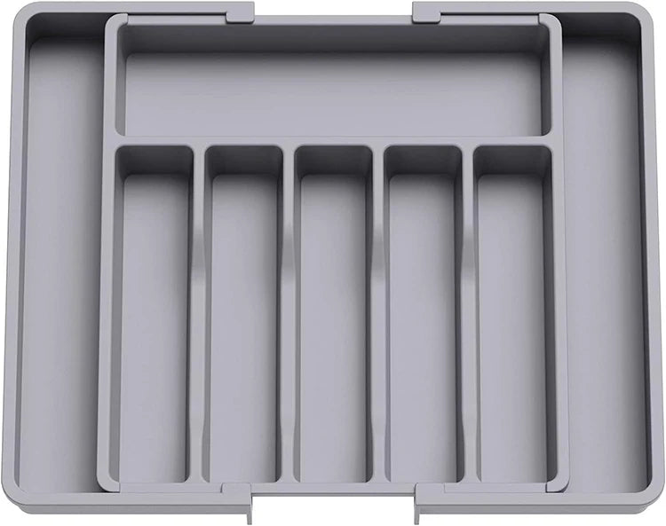 Expandable Cutlery Tray – Adjustable Drawer Utensil Organiser (PP)