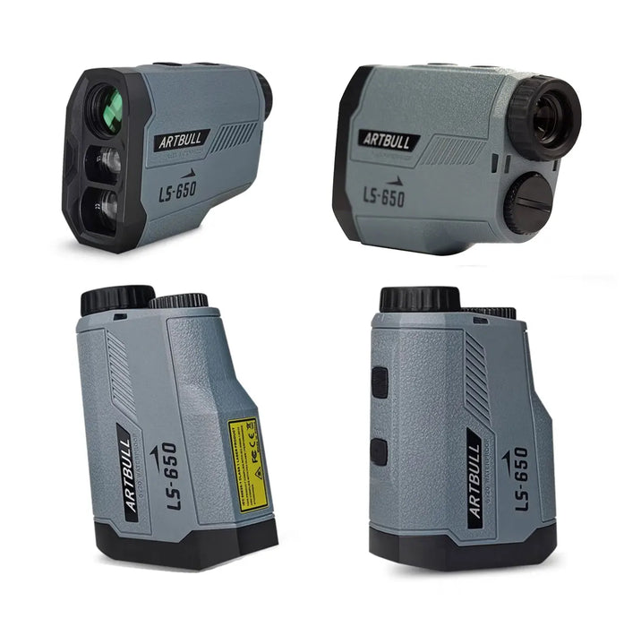 Laser Rangefinder 650m / 1000m — 6x Magnification, Flag‑Lock & Slope Compensation