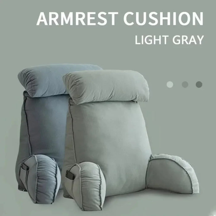 Headboard Sofa Cushion — Supportive Backrest Pillow for Reading, Medium–High Softness