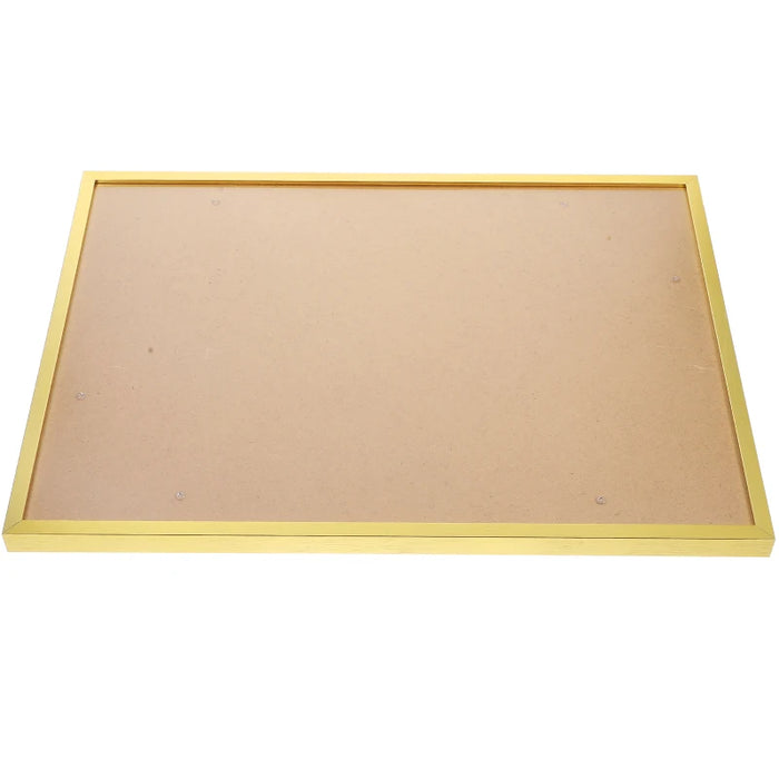 A3 Aluminium Photo Frame (30 x 42 cm) — Gold or Black, Wall or Desktop
