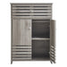 Modern Wooden Freestanding Bathroom Cabinet - Grey Oak, 60 x 30 x 85cm
