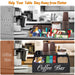 Wooden Coffee Bar Storage Basket – Rustic Farmhouse Counter Organiser