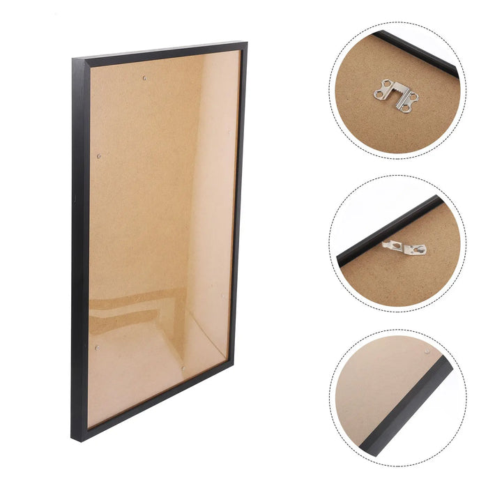 A3 Aluminium Photo Frame (30 x 42 cm) — Gold or Black, Wall or Desktop