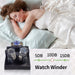 Watch Winder Box for 3 Automatic Watches – PU Leather, USB Powered
