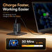 QOOVI 65W GaN USB-C Charger — USB PD, Quick Charge 4.0 & PPS