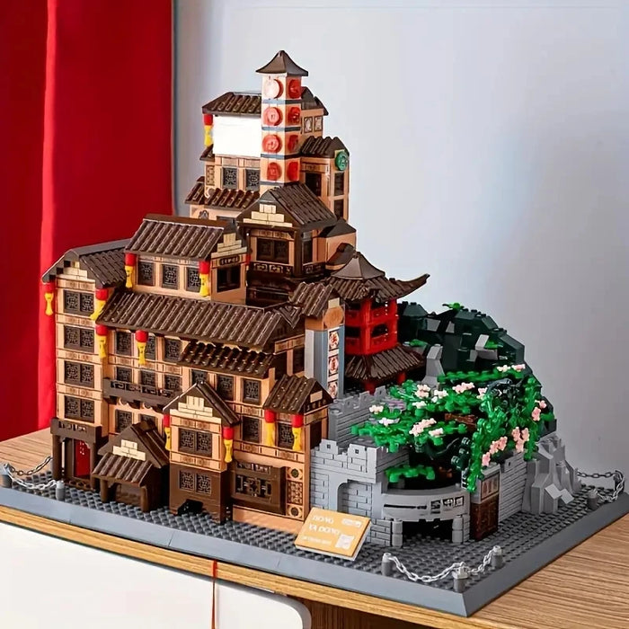 1816-piece Hongyadong Building Set — Mixed Colour Interlocking Bricks, Ages 14+