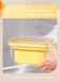 Airtight Butter Slicer & Keeper with Lid — Cutter and Fridge Storage Dish
