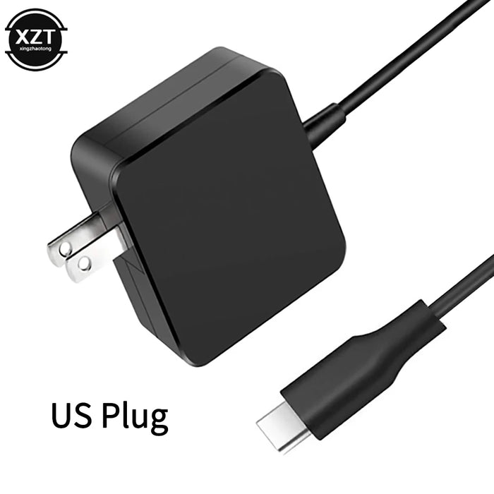 USB-C Laptop & Phone Charger — 65W / 60W / 45W Power Adapter (EU / US plug)