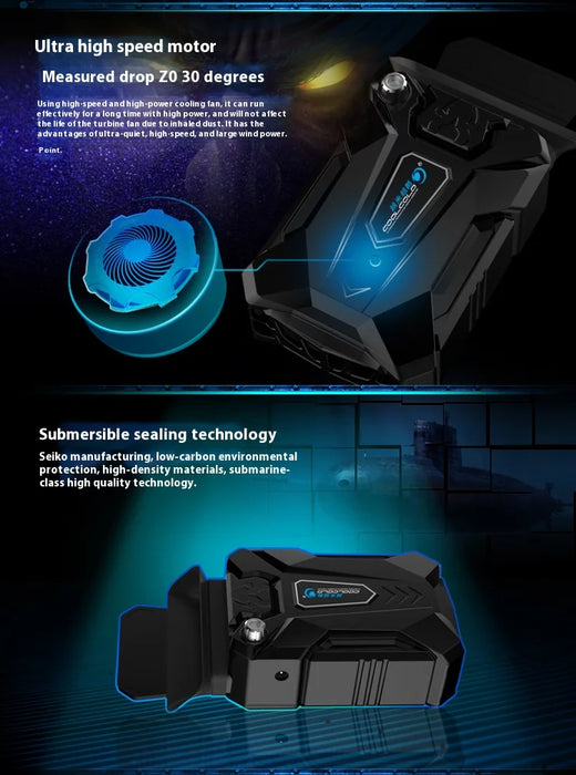 Portable Vacuum USB Laptop Cooler — External Extracting Fan for 15–17 inch Notebooks
