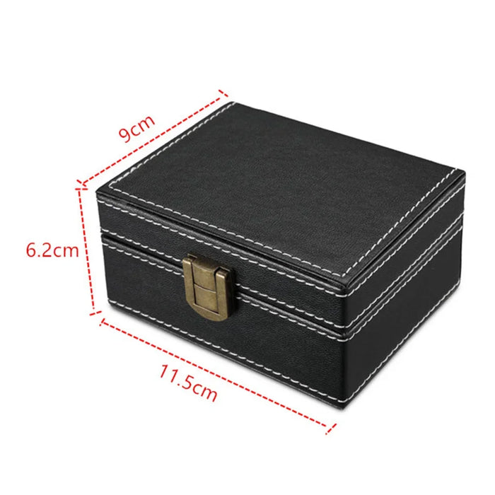 2x PU Signal-Blocking Pouches + Wooden Faraday Box | Car Key Fob RFID Security