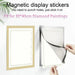 Set of 5 Magnetic Self‑Adhesive Photo Frames – A4/A5/A6, PVC with Plexiglass