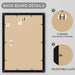 Pack of 3 A3 Photo Frames (29.7 x 42 cm) – Rustic Wood-Effect MDF