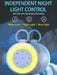 White Noise Machine — 24 Soothing Sounds, Rechargeable Night Light, Portable (USB & Bluetooth)