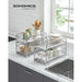 2-Tier Under-Sink Cupboard Organiser with Sliding Basket Drawers, Stackable
