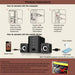 2.1 USB-Powered PC Speaker Set with Subwoofer — Compact Stereo for Laptop, Phone & TV