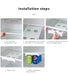 Fridge Hanging Drawer Can Dispenser – Plastic Beverage Rack, Holds 8 Cans (17x28cm)