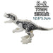 Tyrannosaurus Rex Building Block Figure — Jurassic Dinosaur Brick Toy (LEGO-compatible, 1pc)