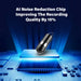 Mini Voice-Activated Digital Recorder – WAV Dictaphone, Keychain Size