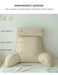 Headboard Sofa Cushion — Supportive Backrest Pillow for Reading, Medium–High Softness