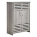 Modern Wooden Freestanding Bathroom Cabinet - Grey Oak, 60 x 30 x 85cm
