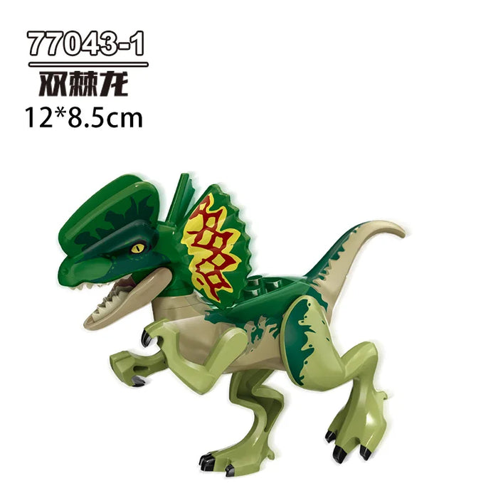 Tyrannosaurus Rex Building Block Figure — Jurassic Dinosaur Brick Toy (LEGO-compatible, 1pc)