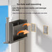 Adhesive Under-Cabinet Paper Towel Holder - Punch-Free Roll Dispenser