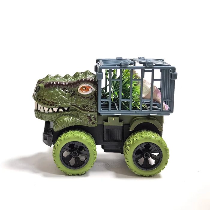 T‑Rex Inertia Dinosaur Truck with Dino Figure – Inertial Monster Truck Toy for Toddlers