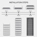 Adjustable 9-Compartment Shoe Cabinet 60 x 30 x 155cm – Dust-proof Multi-layer