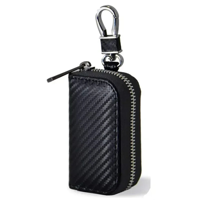 RFID Faraday Key Fob Pouch – PU Leather Signal Blocking Case
