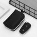 Portable RFID-Blocking Key Pouch — Zipped Faraday Case for Car Keys