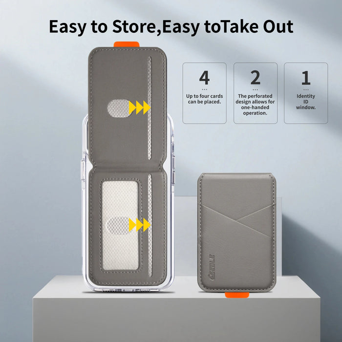 MagSafe Card Holder — Artificial Leather for iPhone 13–17