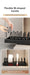 Pull-Out Pots & Pans Organiser — Sliding Lid Holder & 8-Compartment Kitchen Rack (White/Black)