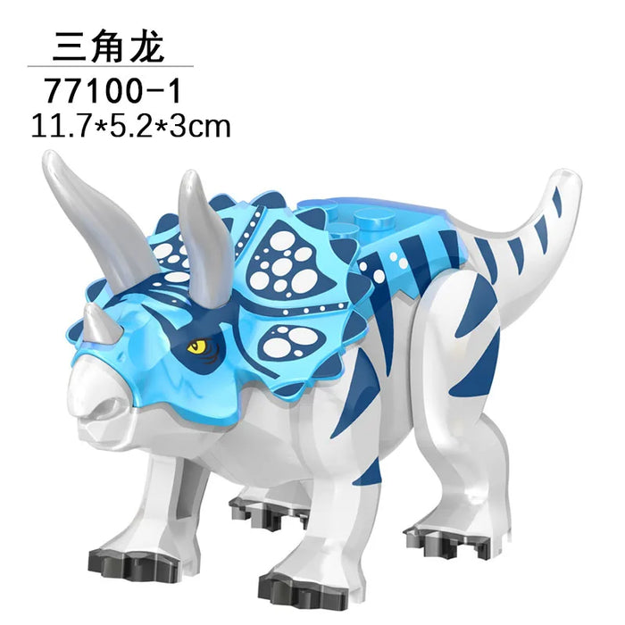 Tyrannosaurus Rex Building Block Figure — Jurassic Dinosaur Brick Toy (LEGO-compatible, 1pc)