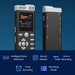 Digital Voice Recorder & MP3 Player — Dual Microphones, Voice‑Activated, Password Protection, Line‑in