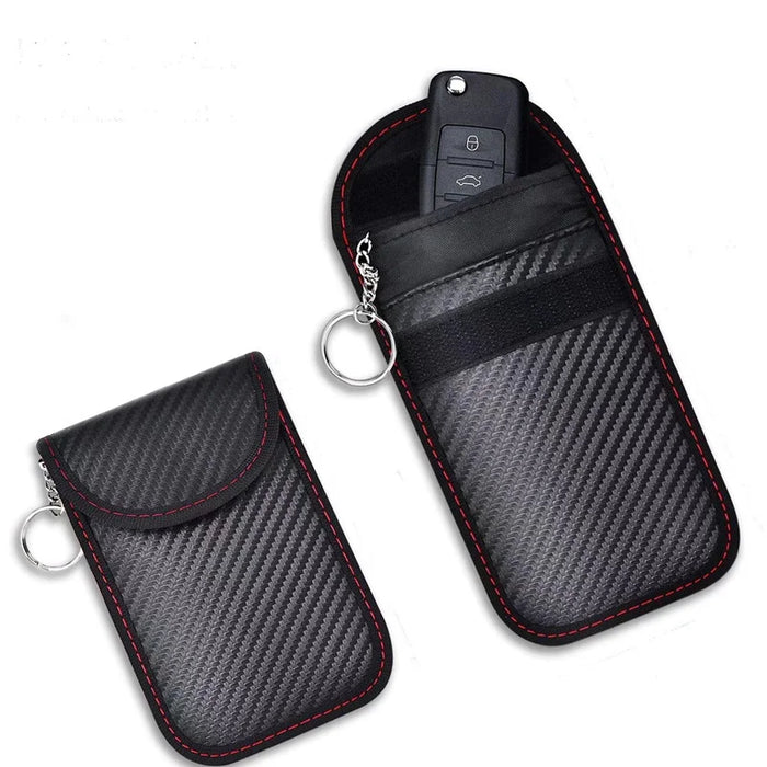 Key Signal Shielding Pouch — Faraday Case for Keyless Car Fobs
