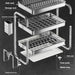 2- or 3-Tier Stainless Steel Dish Rack — Deep Plate & Bowl Drainer