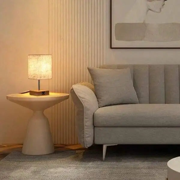 LED laualamp voodipoolsete lampide poolt - puutetundlik reguleeritav laualamp USB ja Type C pordiga, kiire laadimine, silmade kaitse - ideaalne lugemislamp õpilastele ja pikkade tundide lugejatele