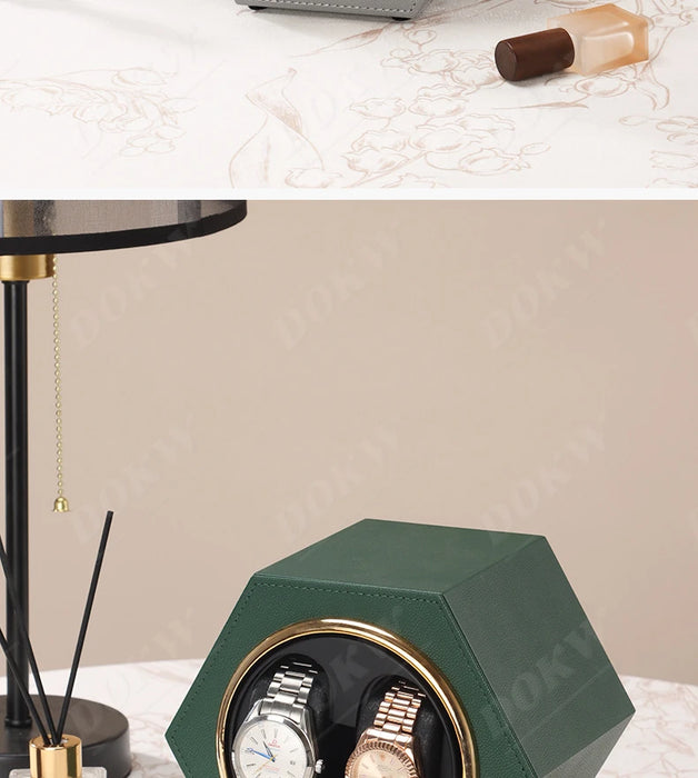 Type-C Mini Single Motor Watch Winder with Adjustable Rotation Modes