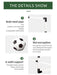 Children's Foldable Football Goal with Pump & Ball — Outdoor Lawn Training Gift