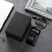 Cross-Pattern RFID Signal-Blocking Leather Key Organiser — Small & Large