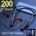 Neckband Earphones G07 — Bluetooth 5.1, ANC, LED Display, Waterproof