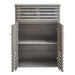 Modern Wooden Freestanding Bathroom Cabinet - Grey Oak, 60 x 30 x 85cm