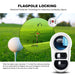 REVASRI Laser Rangefinder — 6x Magnification, Flag‑Lock & Slope, USB‑C Rechargeable (600m / 1000m models)